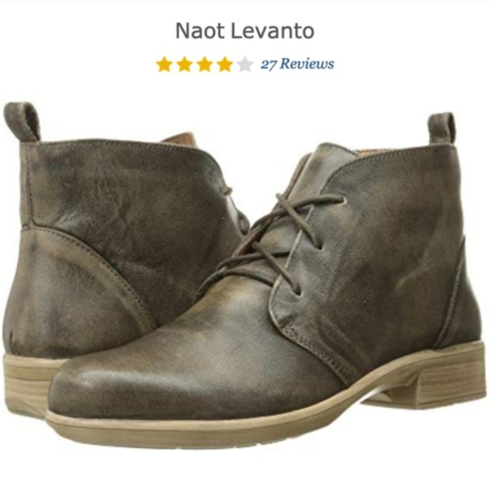 Naot Levanto Ankle / Desert Boots - Size 8 / 39